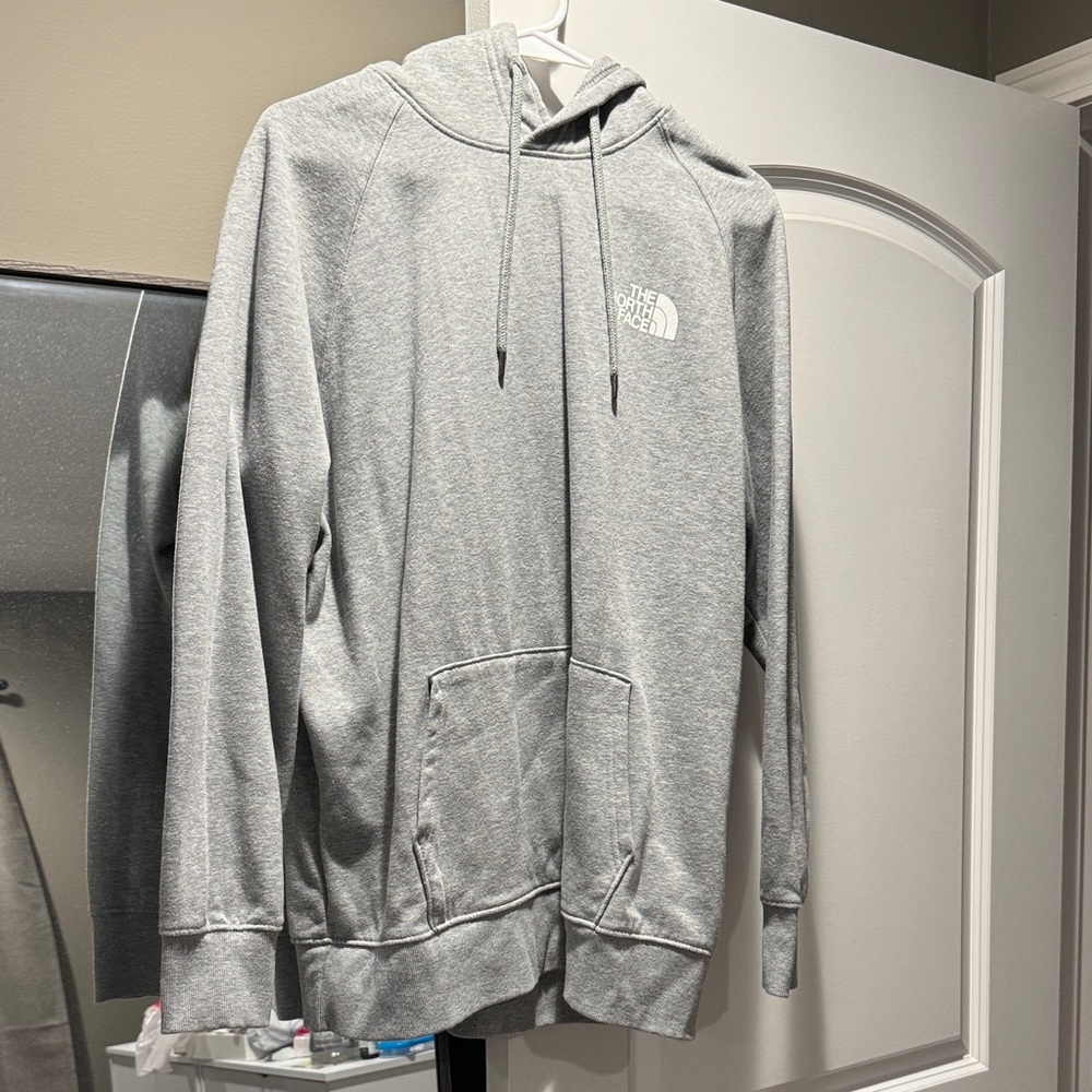 The North Face Light Gray Pullover Hoodie
